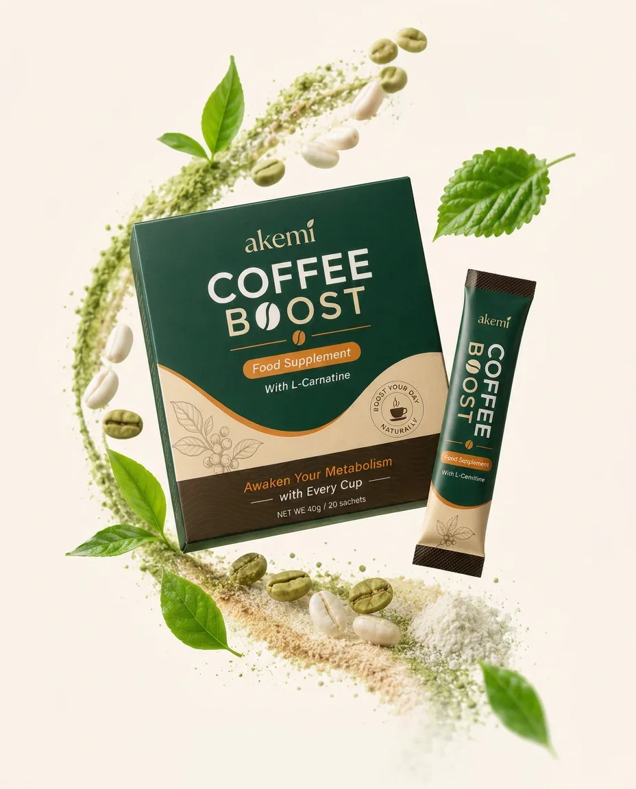 Akemi Coffee Boost product packaging
